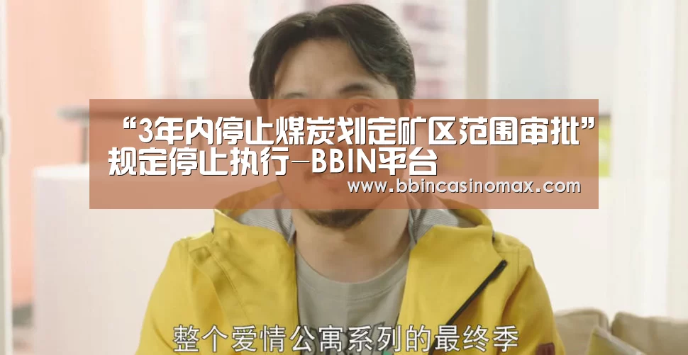 “3年内停止煤炭划定矿区范围审批”规定停止执行-BBIN平台(图2) BBIN登录